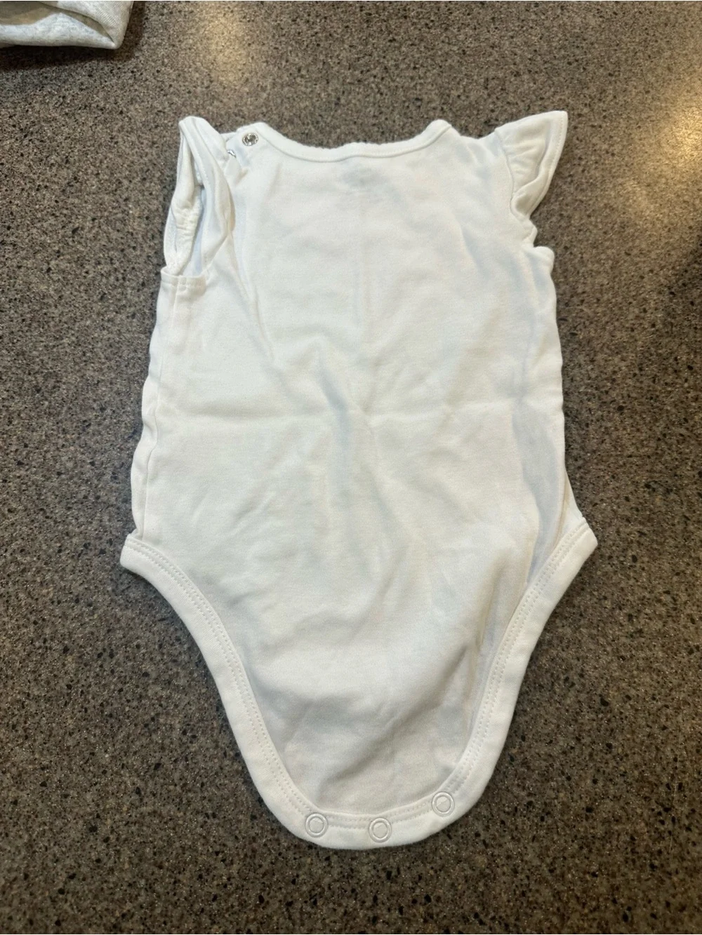 Carter's White Bodysuit with Gold 'Daddy's Princess' and Pink Bow